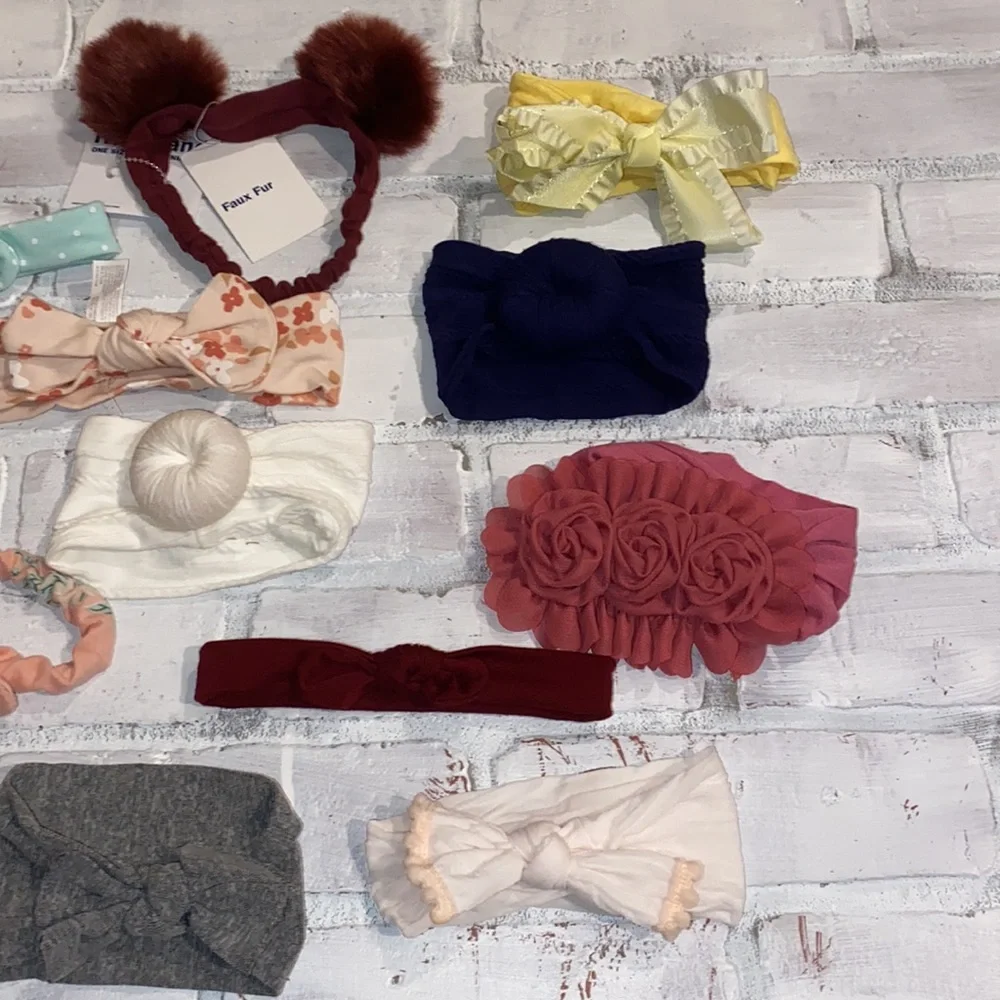 Babygirl top knot headband & more bundle!!